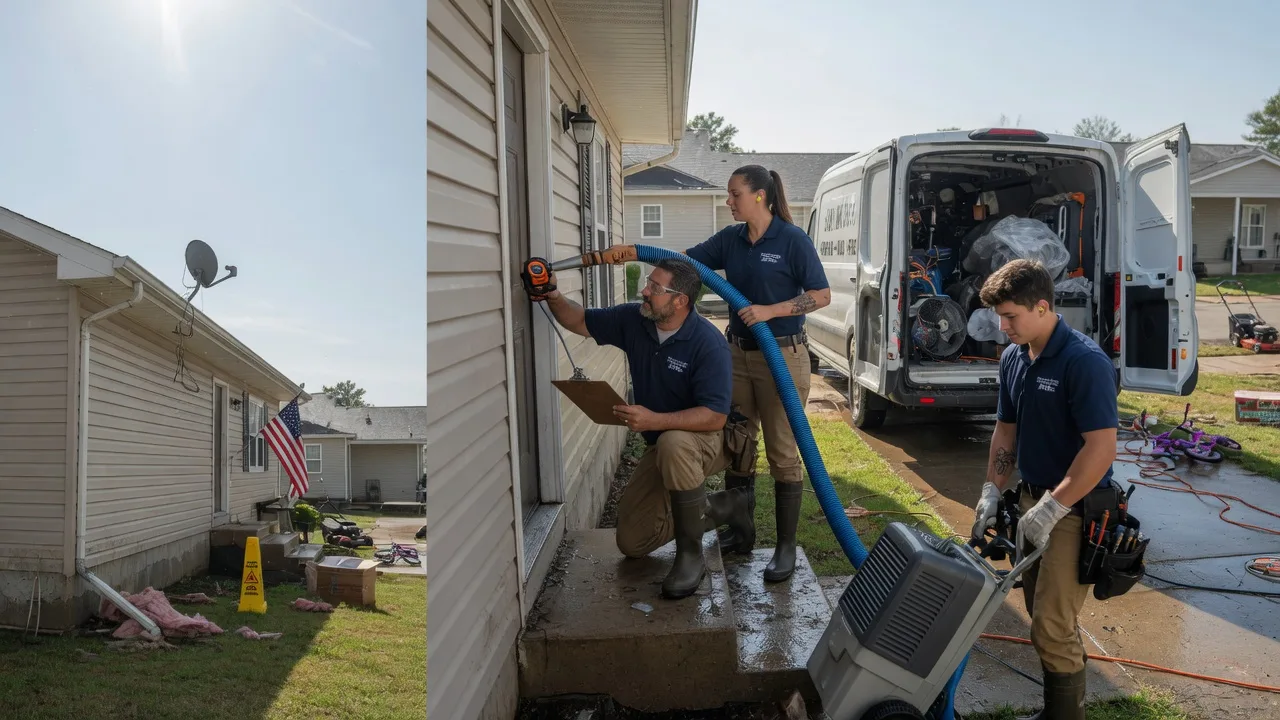 Ceiling Water Damage Restoration in Deshler, NE near me